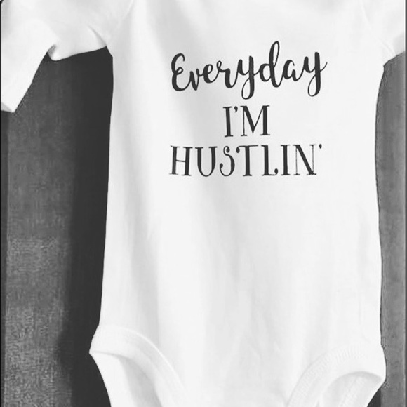 LAYEVE Other - Everyday I’m Hustlin’ Onesie
